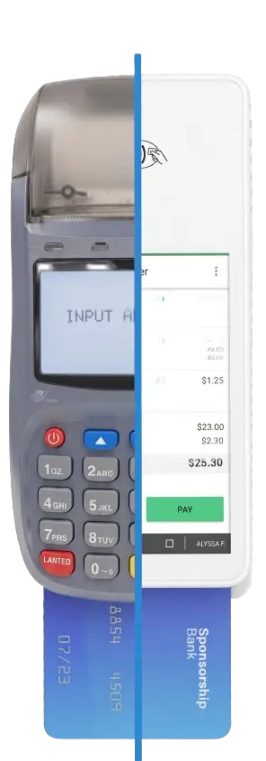 Payment terminal split: Traditional vs Cash Discount Program